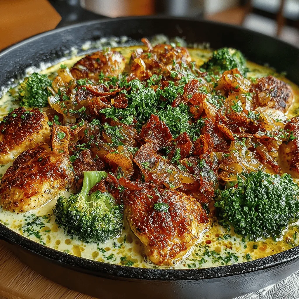 In our fast-paced lives, finding the time to prepare a healthy and delicious dinner can often feel like a daunting task. However, quick and easy weeknight dinners are the answer to this challenge, allowing you to serve up nutritious meals without spending hours in the kitchen. The Creamy Chicken and Broccoli Skillet Dinner is an ideal choice for busy families, combining rich flavors with wholesome ingredients and taking less than 30 minutes to prepare. This dish features tender chicken breast and vibrant broccoli florets, offering a perfect balance of protein and vegetables that is sure to please everyone at the table.