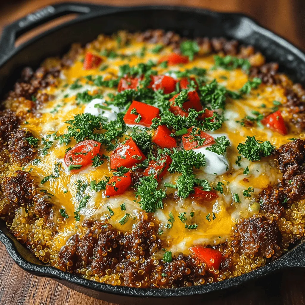 In the realm of comfort food, few dishes can match the warmth and satisfaction of a cheesy casserole. The Cheesy Beef & Quinoa Bliss is a delightful blend of hearty flavors and nutritious ingredients, making it an ideal choice for family dinners or meal prep. With its combination of ground beef, quinoa, vibrant vegetables, and melty cheese, this one-pan dish offers a complete meal that is both filling and flavorful. In this article, we will explore the recipe, its nutritional benefits, and tips for making it your own.