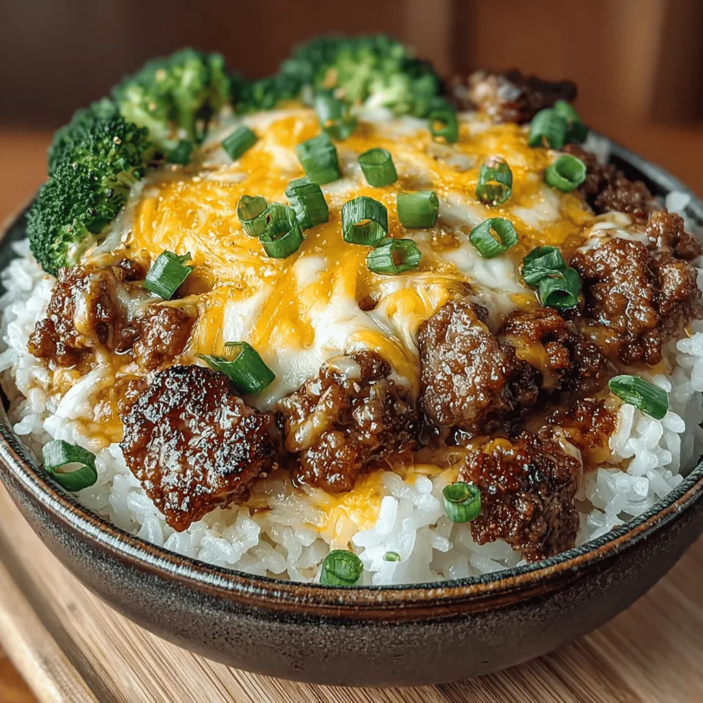 In the realm of weeknight dinners, few dishes capture the hearts and appetites of families quite like the Cheesy Beef and Broccoli Rice Bowl. This delectable meal combines tender ground beef, vibrant broccoli, and creamy cheese, all served over a fluffy bed of rice. Not only does it deliver a satisfying combination of flavors and textures, but it also offers a nutritious balance that makes it a perfect choice for busy evenings. The appeal of this dish lies in its simplicity and versatility; it’s a one-bowl wonder that can be whipped up in no time, making it an ideal candidate for both quick weeknight meals and hearty family gatherings.