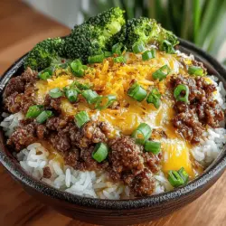 Cheesy Beef and Broccoli Rice Bowl: A Deliciously Satisfying Meal