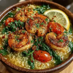 Zesty Lemon Garlic Shrimp & Quinoa Bowls