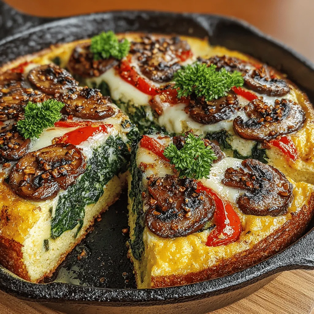 Frittatas are a delightful and versatile dish that can be enjoyed at any meal of the day, be it breakfast, brunch, lunch, or dinner. This particular recipe features savory spinach and mushrooms, two ingredients that not only elevate the flavor profile but also offer numerous health benefits. The combination of fresh vegetables and protein-rich eggs ensures a filling and nutritious meal that can impress both family and guests alike. In this article, we will guide you step-by-step through the process of creating this savory frittata, making it easy for you to whip up this delightful dish in your own kitchen.