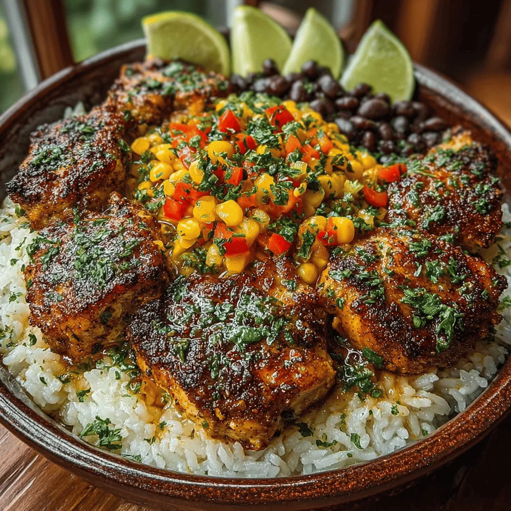 Spicy Fiesta Chicken & Rice is more than just a meal; it’s a celebration on your plate. This vibrant dish combines tender chicken thighs, aromatic spices, and colorful vegetables to create a delightful culinary experience that excites the palate and warms the soul. Whether you're hosting a lively dinner party, preparing a family meal, or simply craving something delicious, this recipe is perfect for any occasion. Its hearty nature and bold flavors make it an ideal choice for gatherings, weeknight dinners, or even meal prep for the week ahead.