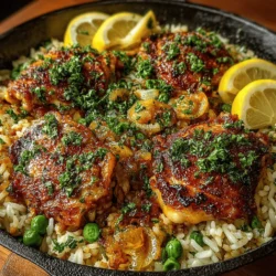 One-Pan Lemon Herb Chicken and Rice
