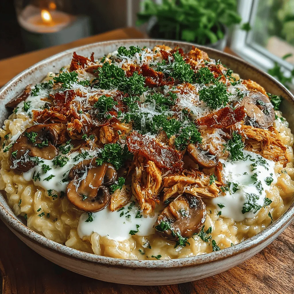 Decadent creamy mushroom and chicken risotto is a dish that embodies the essence of comfort food, combining rich flavors and a luxurious texture that beckons to be savored. Risotto, a cornerstone of Italian cuisine, is renowned for its creamy consistency, achieved through a meticulous cooking process that transforms simple ingredients into a delightful culinary experience. This particular recipe stands out, marrying tender pieces of chicken with earthy mushrooms, all enveloped in a velvety sauce that clings to each grain of rice. It’s an irresistible dish that speaks to the heart, making it perfect for both cozy weeknight dinners and festive gatherings.
