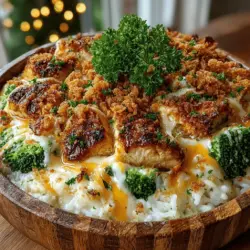 Cozy Cheddar & Broccoli Chicken Casserole
