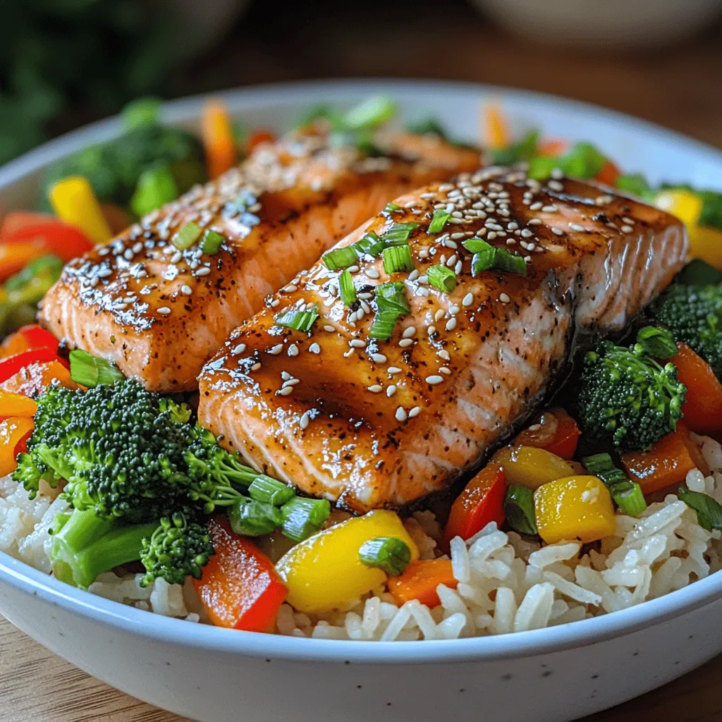 In today's fast-paced world, finding meals that are both nutritious and quick to prepare can often feel like a daunting challenge. Enter the Quick & Zesty Teriyaki Salmon Bowl—a vibrant dish that perfectly balances health and flavor while being easy to whip up in your kitchen. This meal is not only a feast for the eyes with its colorful ingredients but also a powerhouse of nutrition, making it an ideal choice for busy weeknights or a wholesome weekend lunch.