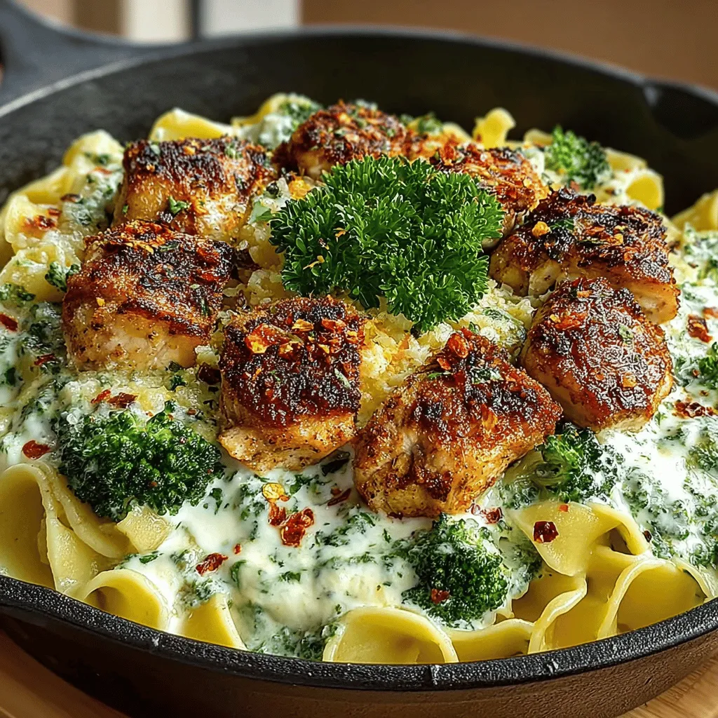 Alfredo dishes have long held a cherished spot in the hearts (and stomachs) of home cooks around the world. Known for their rich, creamy sauces and versatile ingredients, these pasta-based meals are synonymous with comfort and satisfaction. From traditional Fettuccine Alfredo to modern twists, the allure of a creamy pasta dish often finds its way onto dinner tables, especially during busy weeknights when time is of the essence. Among these delightful variations is the Creamy Chicken and Broccoli Alfredo Skillet, a dish that perfectly balances flavor, nutrition, and convenience.