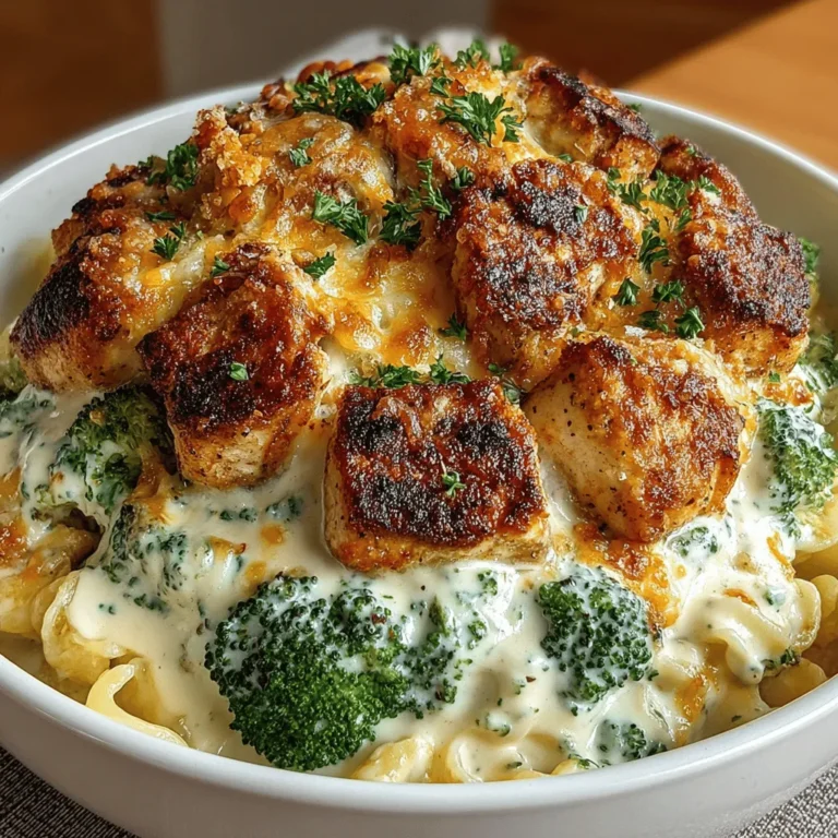 To create a truly delightful Cheesy Chicken & Broccoli recipe, the way you incorporate the broccoli is crucial. Start by preparing the broccoli florets before cooking the chicken and cream sauce. Ideally, you want to blanch the broccoli in boiling water for about 2-3 minutes. This cooking time is perfect for retaining the broccoli's bright green color and essential nutrients. After blanching, promptly transfer the broccoli into an ice bath to halt the cooking process. This technique ensures that the broccoli remains crisp-tender, adding both texture and visual appeal to your dish.