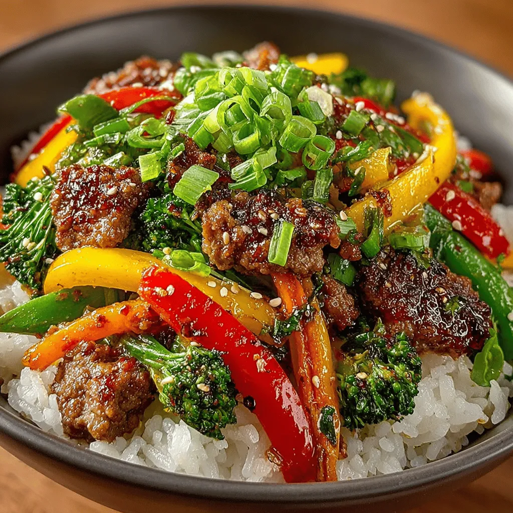 In the world of quick, nutritious meals, few dishes shine as brightly as the Zesty Turkey and Rainbow Veggie Stir-Fry. This vibrant recipe combines the lean protein of ground turkey with an array of colorful vegetables, creating a visually appealing and healthful meal that is not only easy to prepare but also packed with flavor. As the name suggests, this dish is designed to excite the palate while providing essential nutrients, making it an excellent choice for busy weeknights or a wholesome weekend feast.