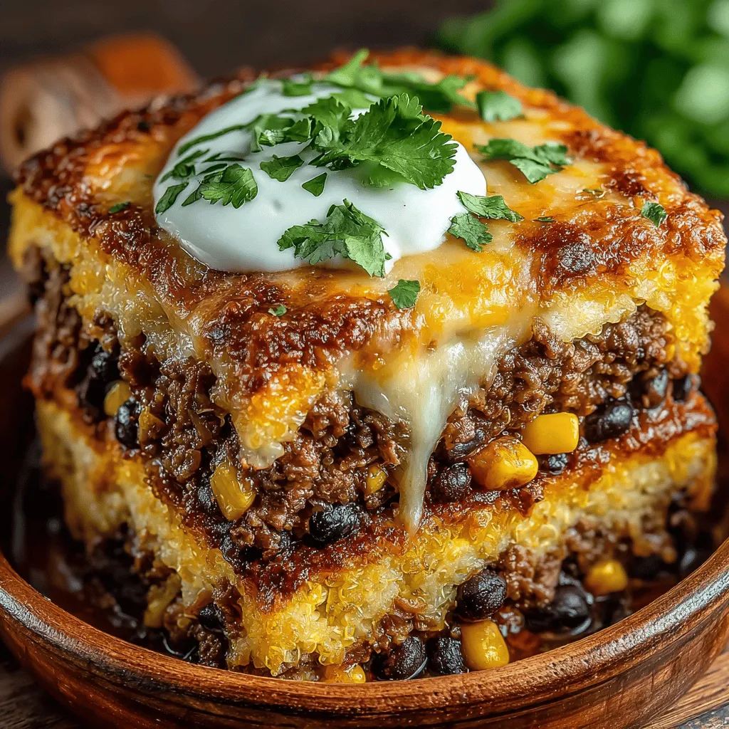 If you're in search of a comforting and hearty dish that marries flavor and nutrition, look no further than Cheesy Beef and Quinoa Casserole. This delightful casserole is not only a feast for the senses but also a wholesome meal that appeals to a wide range of palates. With its rich blend of savory ground beef, nutritious quinoa, and melty cheese, this dish offers a satisfying balance of protein, fiber, and essential nutrients. Whether you're feeding a hungry family or looking for an easy meal prep option, this casserole is sure to become a staple in your kitchen.