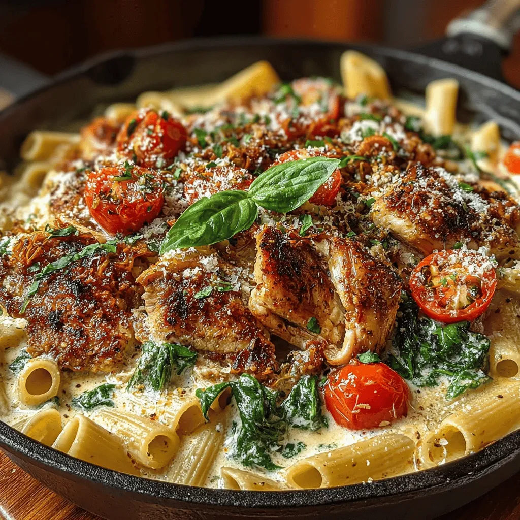 Creamy Tuscan Chicken Pasta is a culinary delight that brings a taste of Italy right to your dinner table. This dish is a beautiful fusion of flavors, combining a rich and creamy sauce with tender pieces of chicken and vibrant vegetables. The allure of Creamy Tuscan Chicken Pasta lies not only in its irresistible taste but also in its ability to transform a simple weeknight dinner into something truly special. Whether you're cooking for your family on a busy weekday or impressing guests at a dinner party, this recipe promises to deliver satisfaction in every bite.