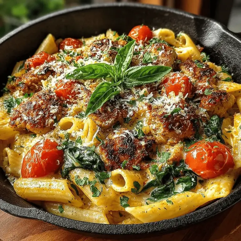 Creamy Tuscan Chicken Pasta is a culinary delight that brings a taste of Italy right to your dinner table. This dish is a beautiful fusion of flavors, combining a rich and creamy sauce with tender pieces of chicken and vibrant vegetables. The allure of Creamy Tuscan Chicken Pasta lies not only in its irresistible taste but also in its ability to transform a simple weeknight dinner into something truly special. Whether you're cooking for your family on a busy weekday or impressing guests at a dinner party, this recipe promises to deliver satisfaction in every bite.