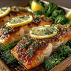 Highlighting the perfect balance of flavor and nutrition, the Zesty Lemon-Garlic Salmon & Broccoli Delight is more than just a meal; it’s an experience. With its vibrant combination of zesty lemon, aromatic garlic, and nutritious broccoli, this one-pan dish is not only easy to prepare but also packed with omega-3 fatty acids and vitamins. In this article, we will explore the health benefits of the ingredients, provide a step-by-step guide to creating this dish, and share tips for achieving the best results.