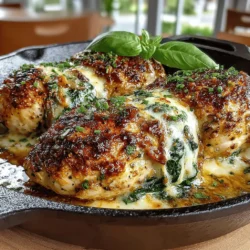 Savory Mushroom & Spinach Stuffed Chicken Breasts are a delightful culinary creation that perfectly merges flavor and nutrition. This dish captivates not only with its vibrant colors and appealing presentation but also with its rich, earthy flavors that come together in a beautiful harmony. Ideal for both weeknight dinners and special occasions, this recipe promises to impress your family and guests alike.