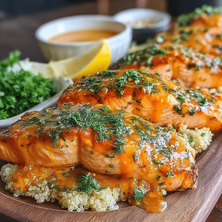 Zesty Lemon Herb Salmon with Quinoa is a vibrant and nutritious dish that brings a burst of flavor to your dinner table. This recipe combines the rich taste of salmon with the refreshing notes of lemon and aromatic herbs, creating a meal that is both satisfying and wholesome. Packed with nutrients, this dish is an excellent choice for those looking to incorporate healthier options into their diet.