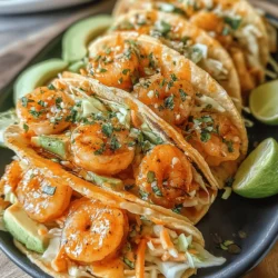 Easy Garlic Butter Shrimp Tacos