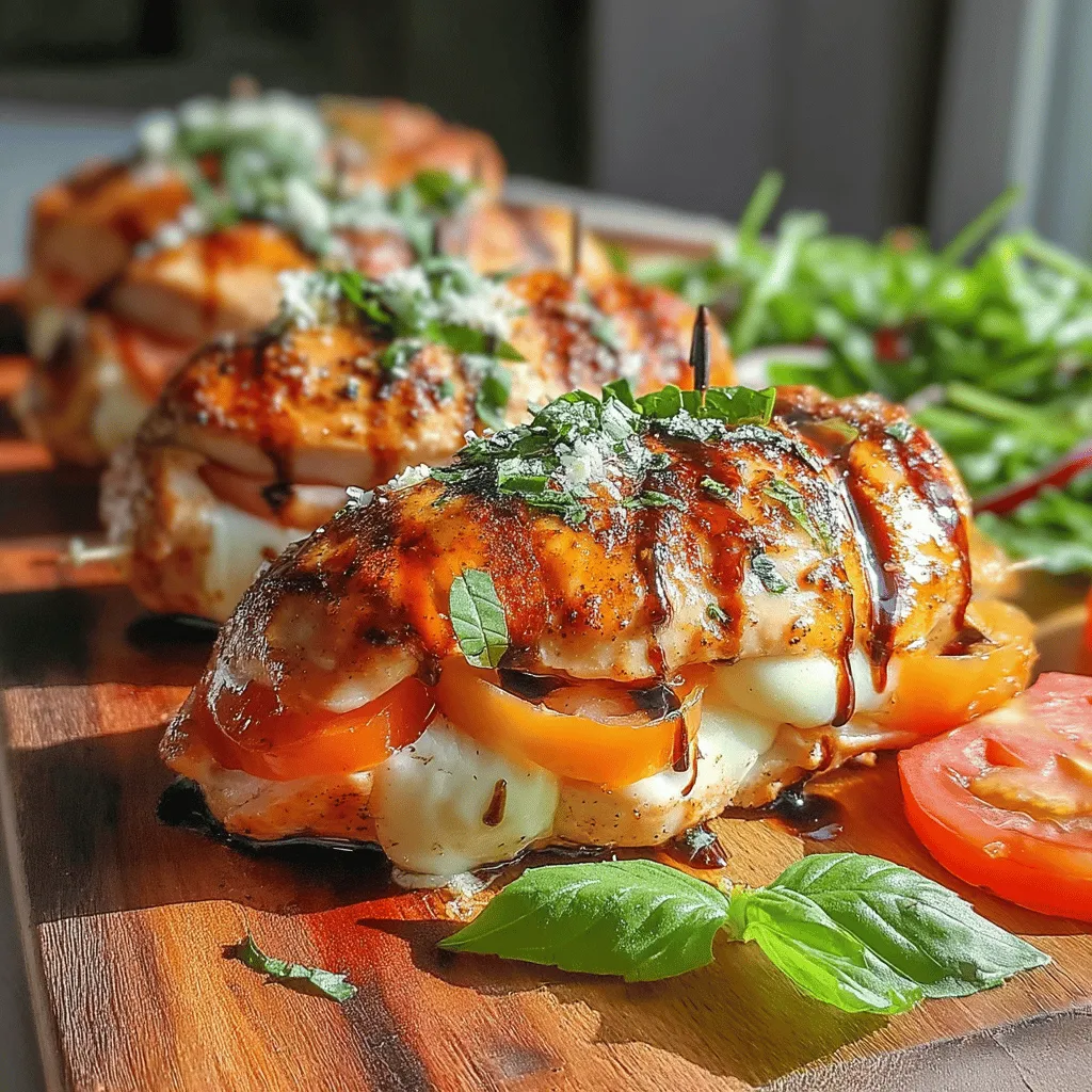 Grilled Cheesy Caprese Stuffed Chicken is a delightful dish that marries the classic flavors of a Caprese salad with the heartiness of perfectly grilled chicken. This recipe is not only easy to prepare but also showcases the freshness of its ingredients, making it a fantastic choice for any occasion. Whether you’re hosting a family dinner or firing up the grill for a summer barbecue, this dish is sure to impress.