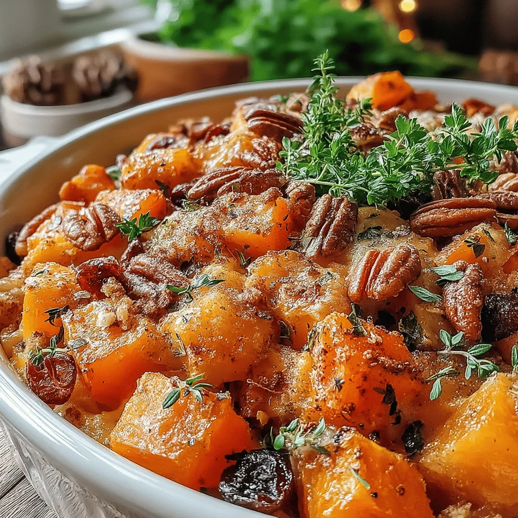 As the leaves change and the air turns crisp, there's nothing quite like a warm, comforting dish to celebrate the season. The Spiced Cranberry-Pecan Butternut Bake is a delightful combination of flavors that embodies the essence of fall. With its sweet, nutty, and spiced profile, this dish not only tantalizes your taste buds but also fills your home with the inviting aromas of autumn.