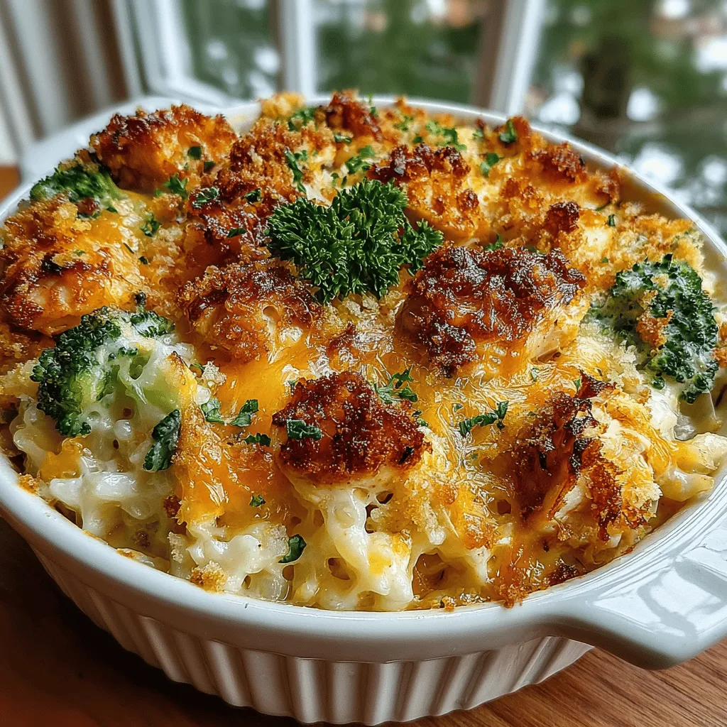 The Cheesy Broccoli Bliss Casserole is a delightful and comforting dish that brings together the richness of cheese, the heartiness of chicken, and the health benefits of broccoli in one delicious meal. Perfect for family dinners or gatherings, this casserole not only satisfies hunger but also offers a fusion of flavors and textures that will leave everyone asking for seconds. In this article, we will delve into the ingredients, preparation steps, and the unique qualities of this dish, ensuring that you have all the information you need to recreate this culinary masterpiece in your kitchen.