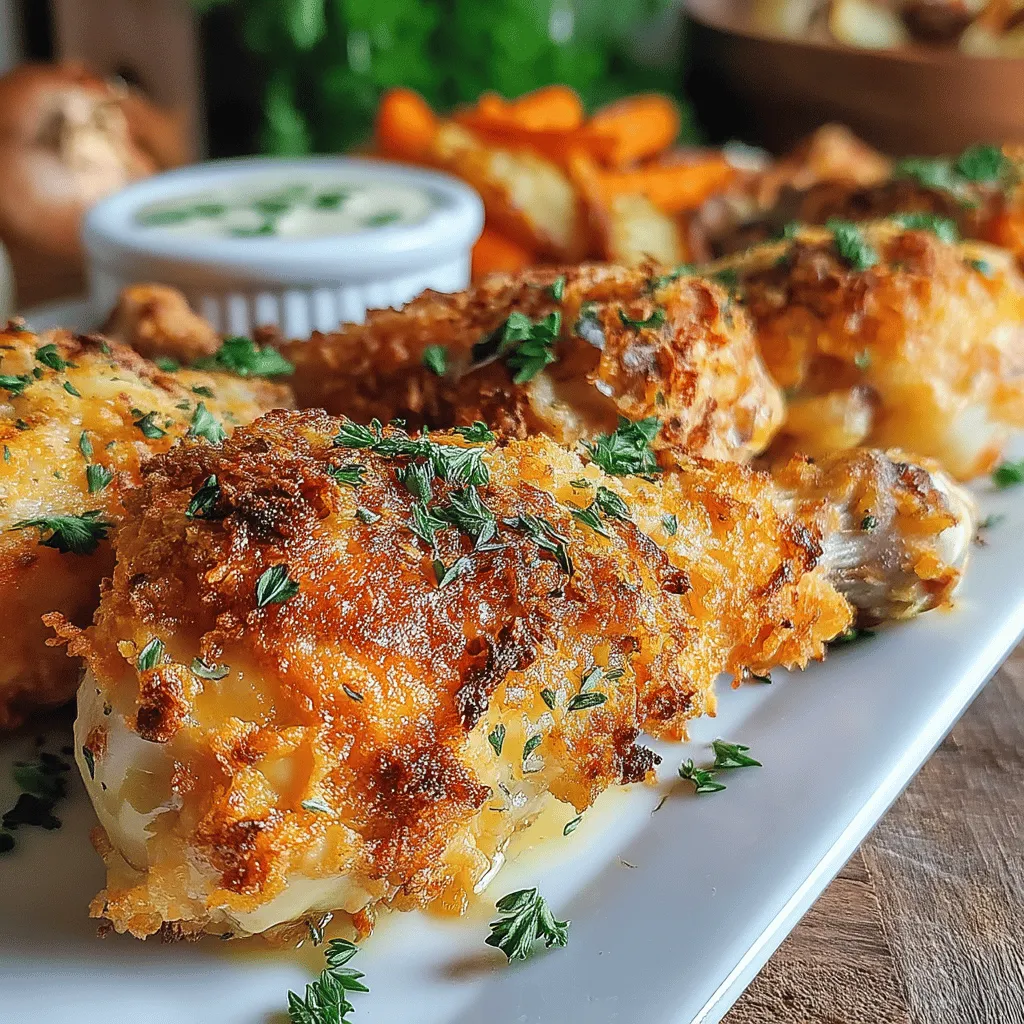 Baked chicken drumsticks are a beloved option for both weeknight dinners and special gatherings. Their appeal lies not only in their juicy, tender meat but also in the ease of preparation, making them a go-to choice for many home cooks. This recipe elevates the humble drumstick with a crispy, herb-infused coating that ensures each bite is bursting with flavor.