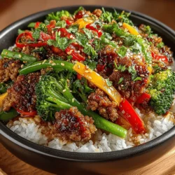 - 1 pound ground turkey - 2 cups broccoli florets - 1 red bell pepper, sliced - 1 large carrot, julienned - 1 cup snap peas - 3 cloves garlic, minced - 1 tablespoon fresh ginger, grated - 3 tablespoons soy sauce - 1 tablespoon oyster sauce (optional) - 2 tablespoons sesame oil - 1 tablespoon olive oil - Salt and pepper to taste - Cooked rice or noodles, for serving