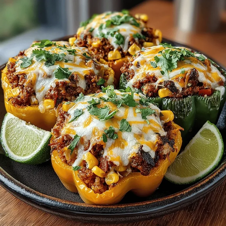 Delve into the world of flavor and nutrition with our Cheesy Turkey and Vegetable Stuffed Peppers. This dish is not only visually appealing with its vibrant colors, but it also packs a healthy punch, making it a go-to recipe for busy weeknights or a delightful weekend treat. In this article, we will explore the benefits of each ingredient, detailed cooking instructions, and the versatility of stuffed peppers, ensuring you have all the knowledge you need to create this delicious meal.
