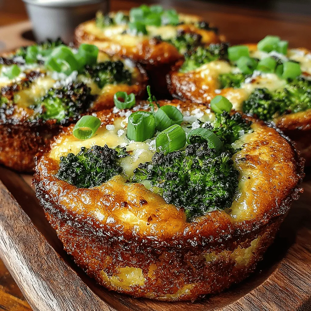 Savory Cheddar and Broccoli Egg Muffins