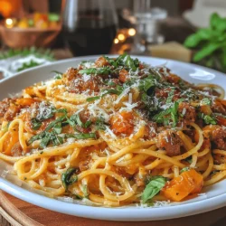 Savory Skillet Italian-Sausage Pasta