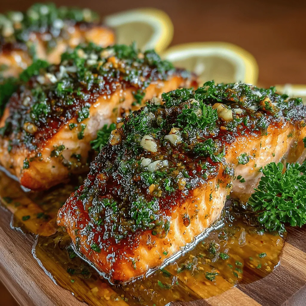 Baked Salmon with Honey Mustard Glaze