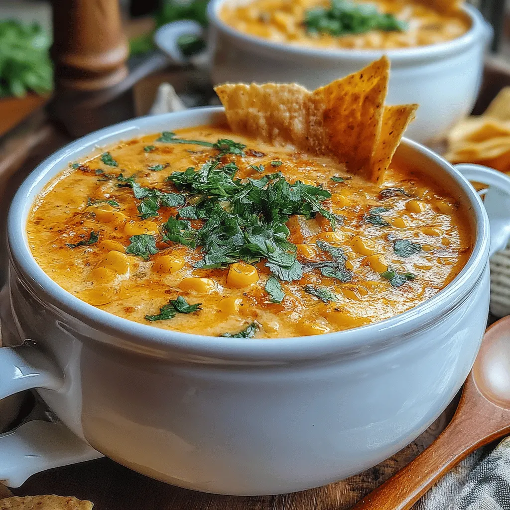 Cheesy Corn and Jalapeno Chowder is a delightful dish that perfectly balances comfort and flavor. This creamy chowder warms the soul and tantalizes the palate with its rich combination of sweet corn, spicy jalapeños, and sharp cheddar cheese. It’s not only a satisfying bowl of goodness but also a versatile recipe that’s suitable for various occasions, from cozy family dinners to lively gatherings with friends.