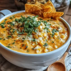 Cheesy Corn and Jalapeno Chowder
