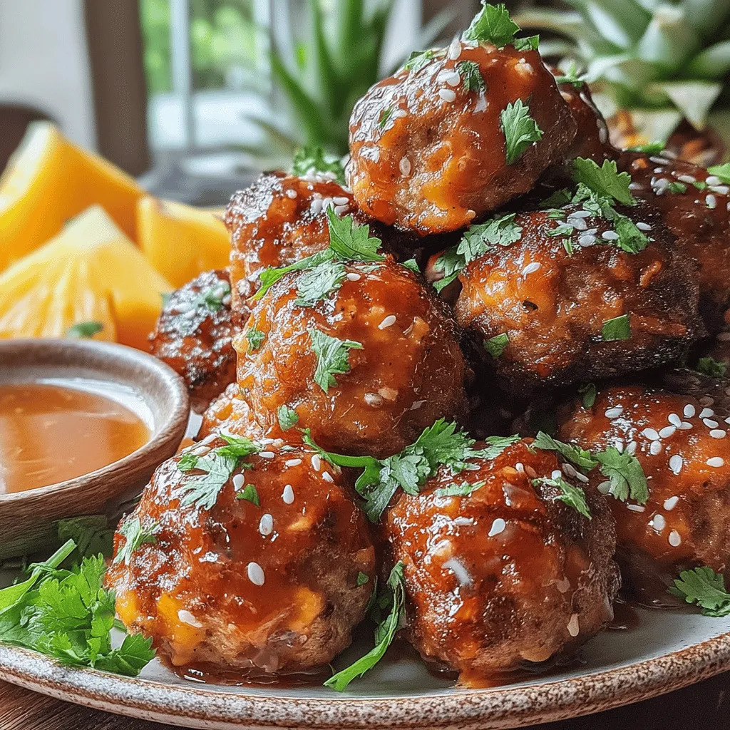 Are you ready to elevate your meatball game? These Sweet & Smoky Air Fryer BBQ Pineapple Meatballs are a delightful fusion of flavors that will tantalize your taste buds. The combination of sweet pineapple and smoky BBQ sauce creates a mouthwatering dish that’s perfect for any occasion, whether it's a weeknight dinner or a fun gathering with friends.