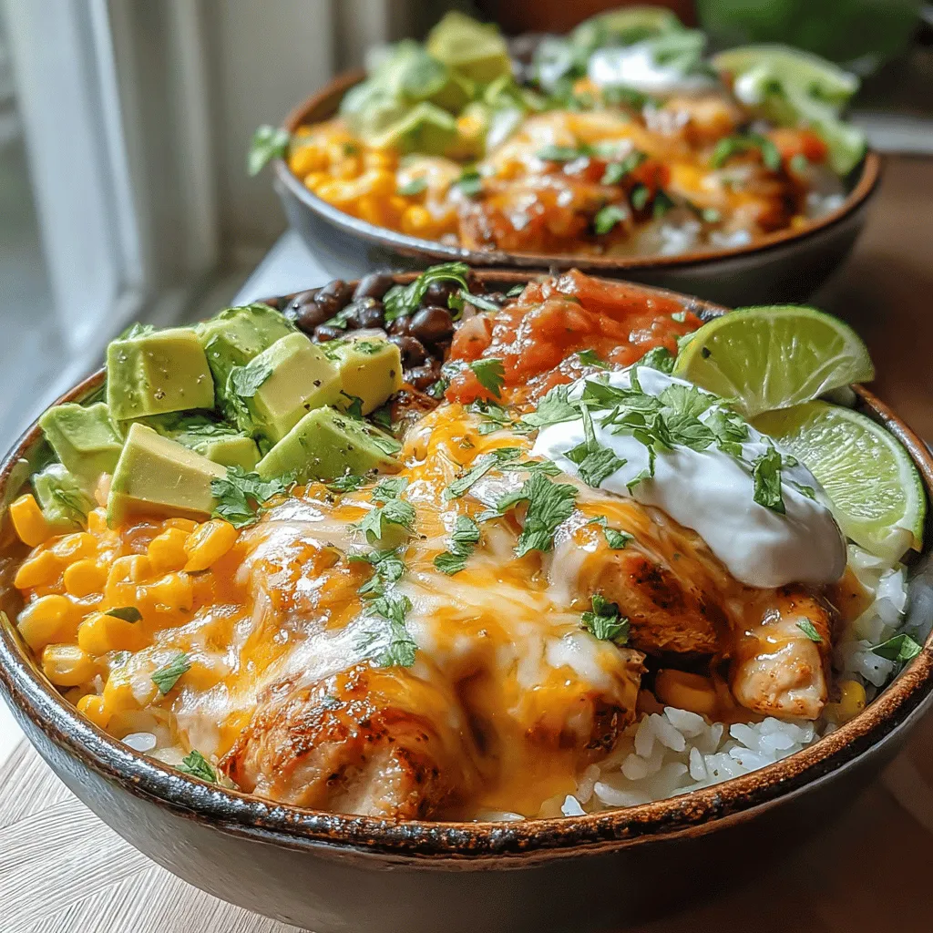 Burrito bowls have surged in popularity in recent years, becoming a staple in casual dining and meal prep alike. They offer the delicious flavors of traditional burritos without the need for wrapping, making them a practical option for busy lifestyles. The Cheesy Loaded Chicken Burrito Bowl stands out as a delightful and nutritious choice, combining tender chicken, vibrant vegetables, and creamy cheese for a satisfying meal.