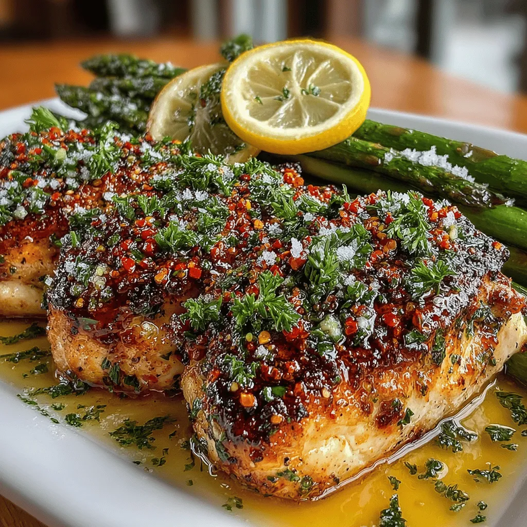 Zesty Lemon Garlic Chicken with Asparagus is a vibrant and nutritious dish that not only tantalizes your taste buds but also promotes healthy eating. Combining tender, juicy chicken with crisp asparagus, this recipe is a perfect way to incorporate lean protein and vegetables into your diet. The bright flavors of lemon and garlic complement each other beautifully, creating a dish that's both refreshing and satisfying. Whether you're cooking for yourself or hosting a dinner party, this recipe is quick to prepare and sure to impress.